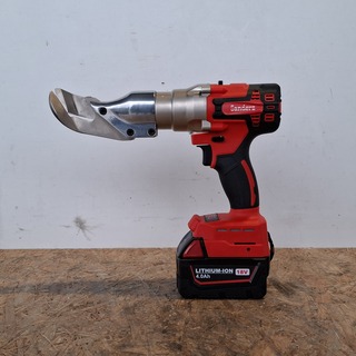 3x Accu metaalschaar, Rood